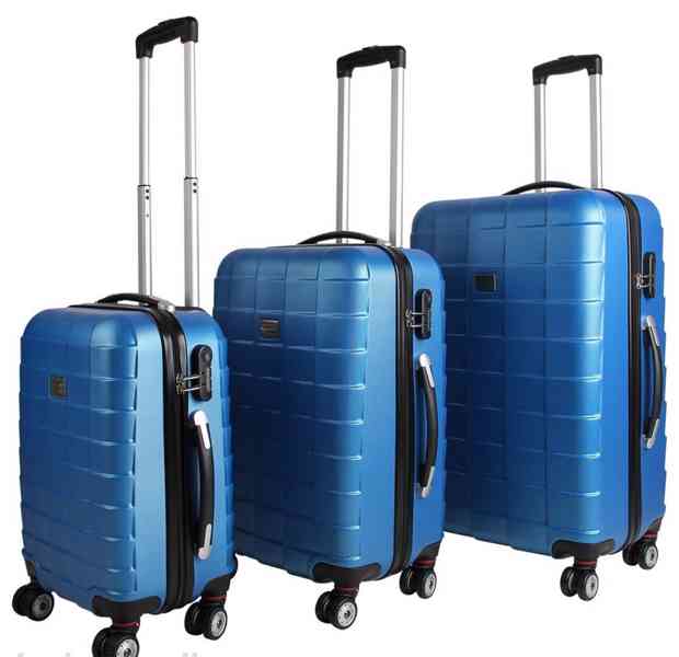 Sada cestovních kufrů 3 kusy | modrá
