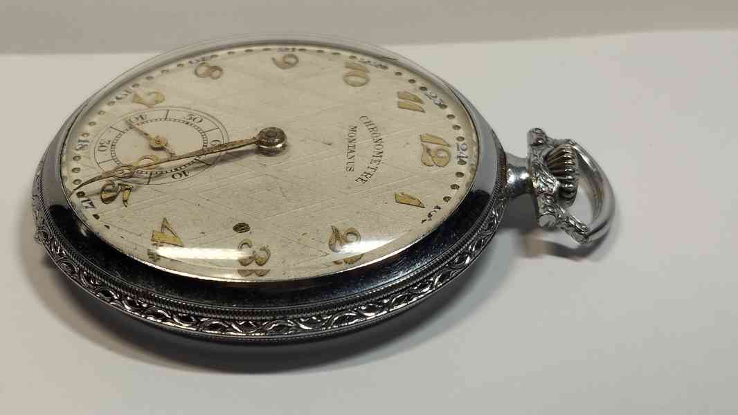 Pánské pěkné kapesní hodinky CHRONOMETRE MONTANUS - foto 8