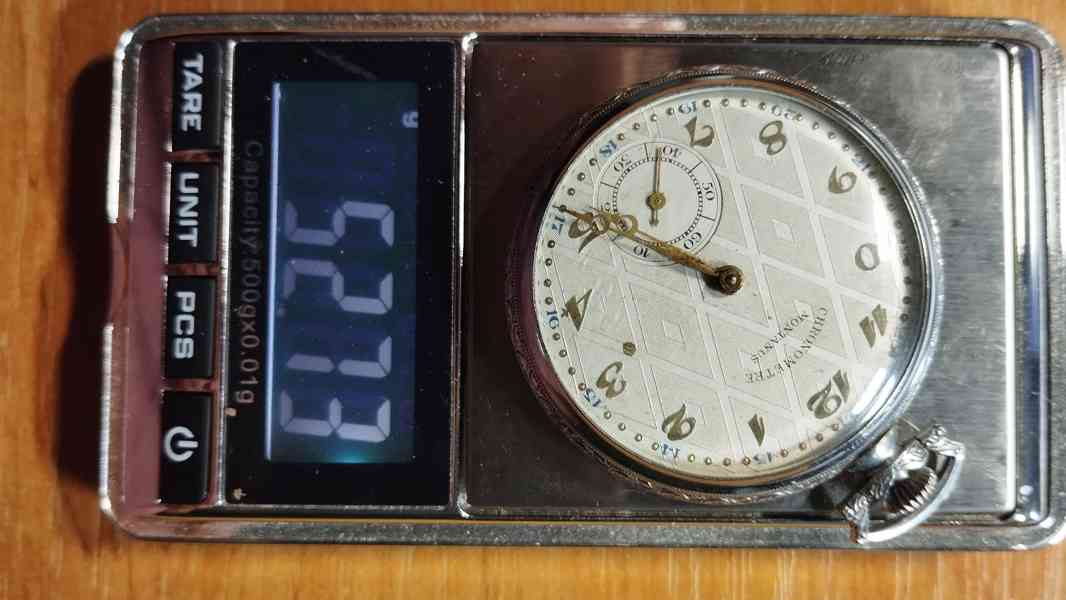 Pánské pěkné kapesní hodinky CHRONOMETRE MONTANUS - foto 13