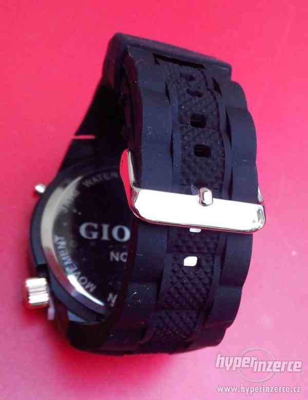 Velké pánské  hodinky Giovani, pásek silikon - foto 4