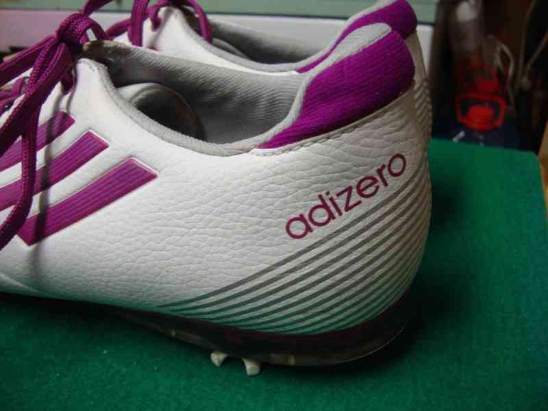 Dámské boty na golf Adidas Adizero bílo-fialové vel.42 pěkné - foto 9