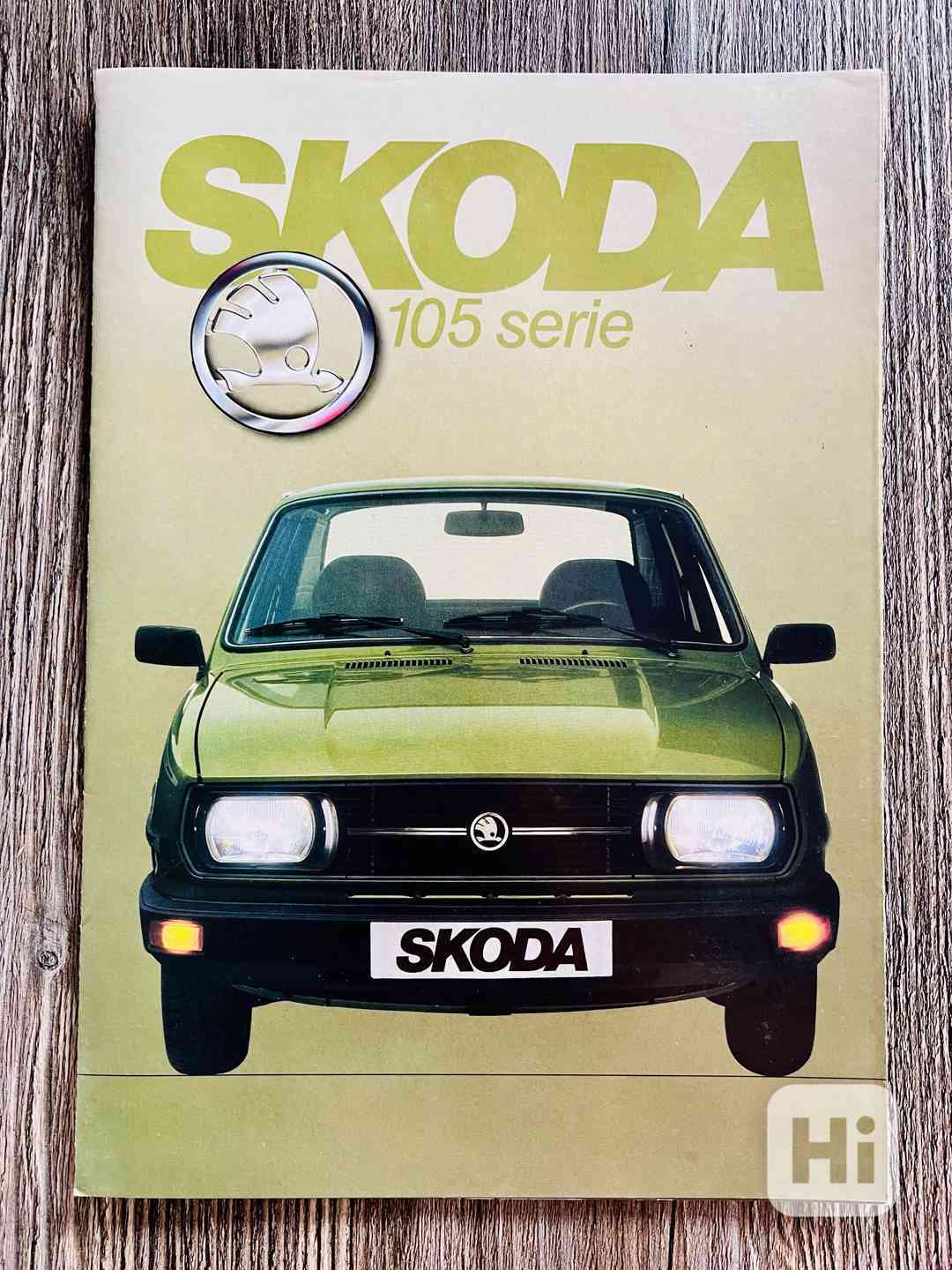 Dobový prospekt Škoda 105 serie ( 198X ) NL " užovka " - foto 1