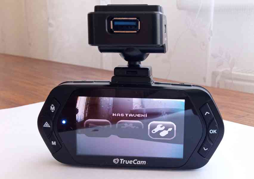 Kamera do auta TrueCam A7s + GPS s detekcí rychl. radarů - foto 2