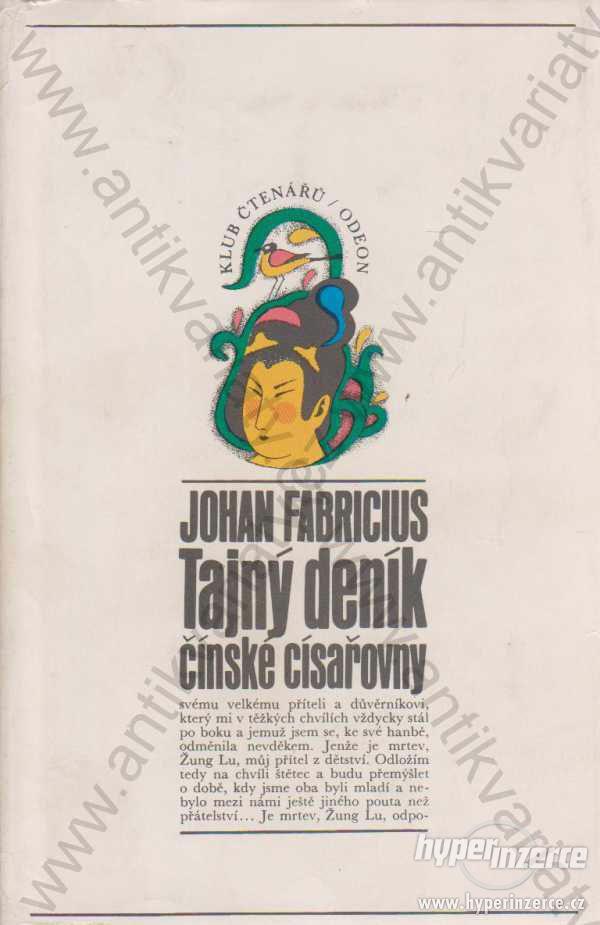 Tajný deník čínské císařovny Johan Fabricius - foto 1