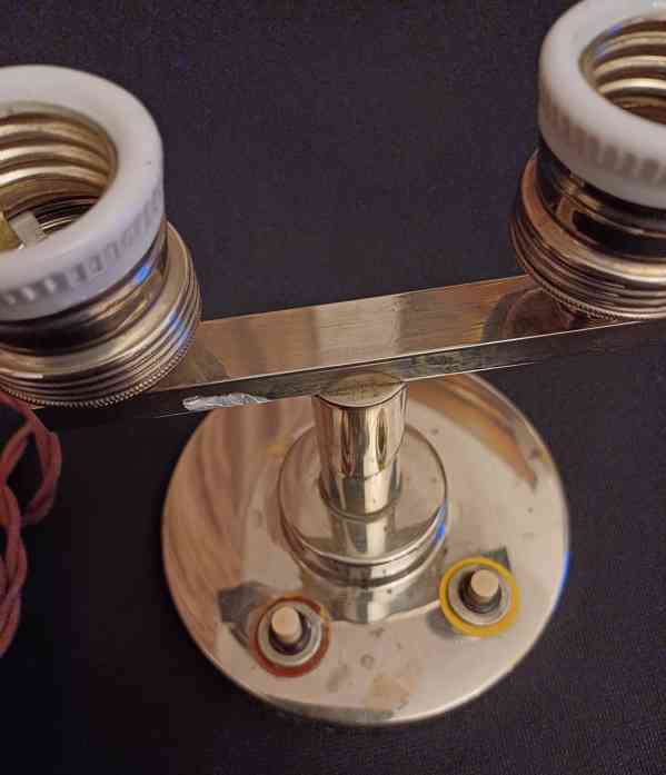 Funkcionalistická chromovaná stolní lampička ELPE - foto 3