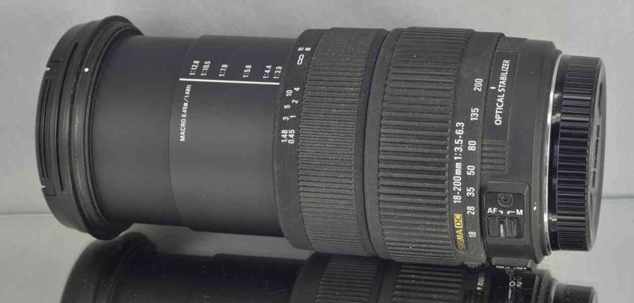pro Canon - Sigma DC 18-200mm 1:3.5-6.3 OS **APS-C - foto 7