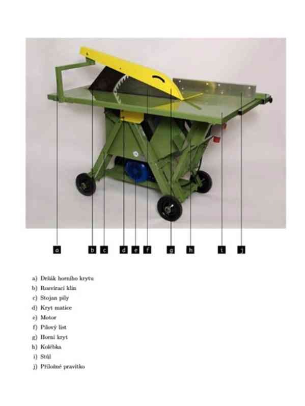 Frott Okružní pila na dřevo typ HVP 60 A se stolem. - foto 3