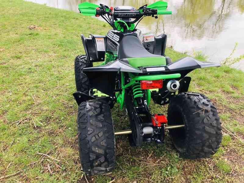 Čtyřkolka Raptor 125ccm, černo-zelená - foto 4