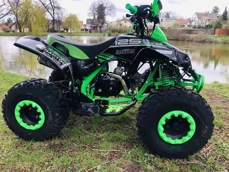 Čtyřkolka Raptor 125ccm, černo-zelená - foto 8