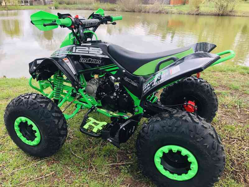 Čtyřkolka Raptor 125ccm, černo-zelená - foto 3
