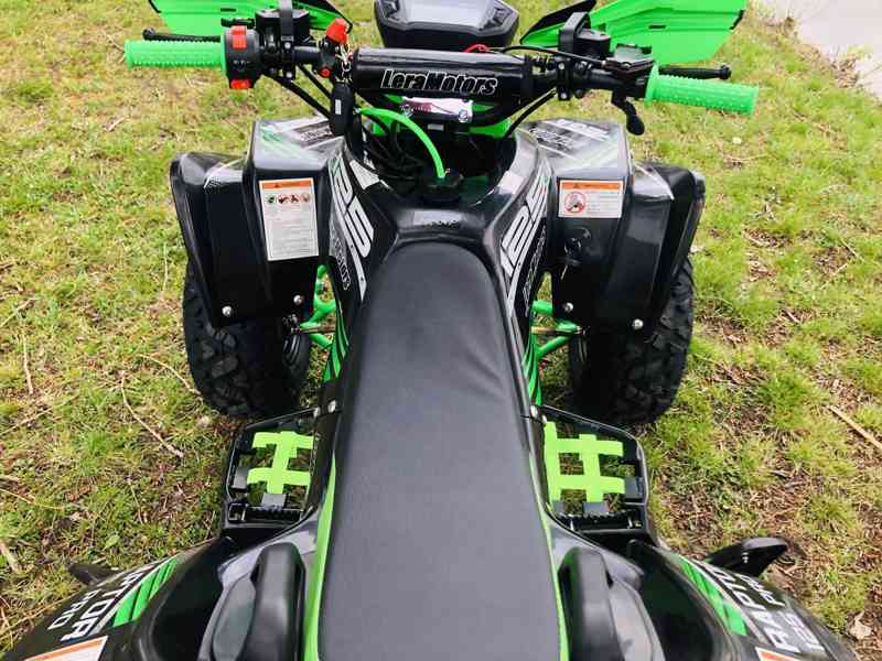Čtyřkolka Raptor 125ccm, černo-zelená - foto 6