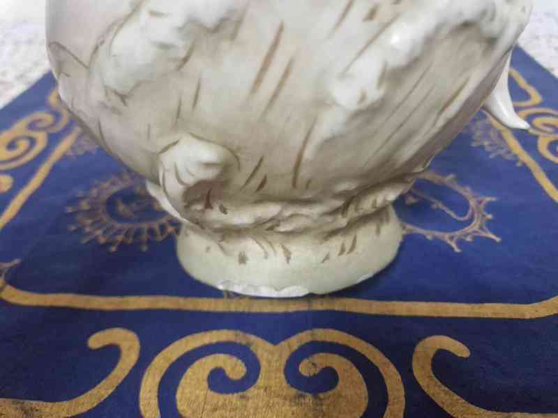 Krásná secesní porcelánová plastika Dívka Akt Royal Dux - foto 9