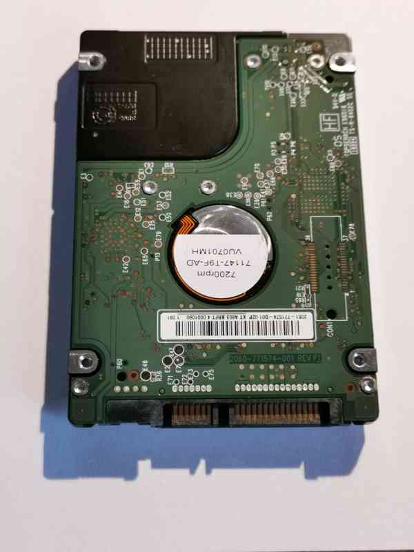 160GB WD Black HDD 2,5" 7200rpm SATA disk - foto 2