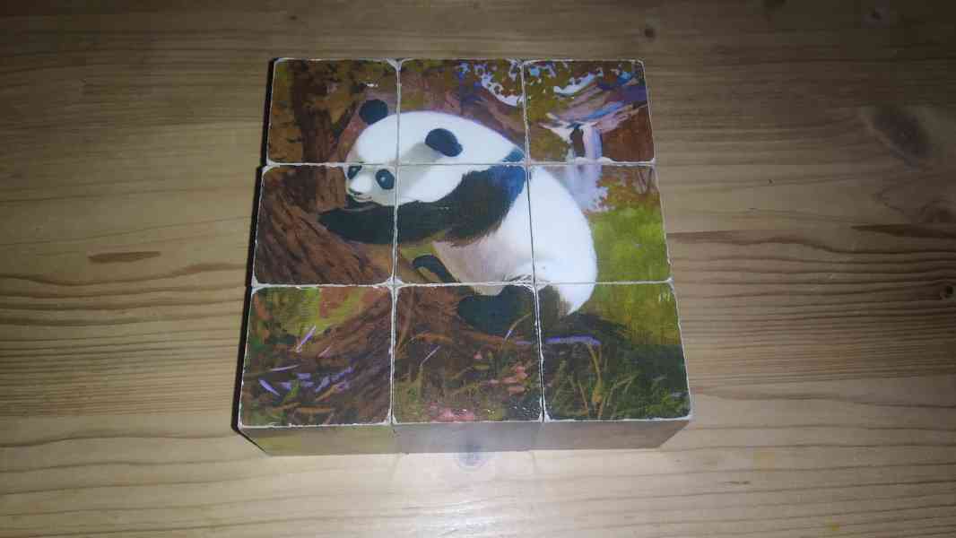 Retro kostky Panda - foto 4