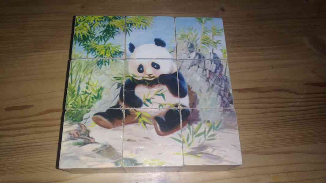 Retro kostky Panda - foto 7