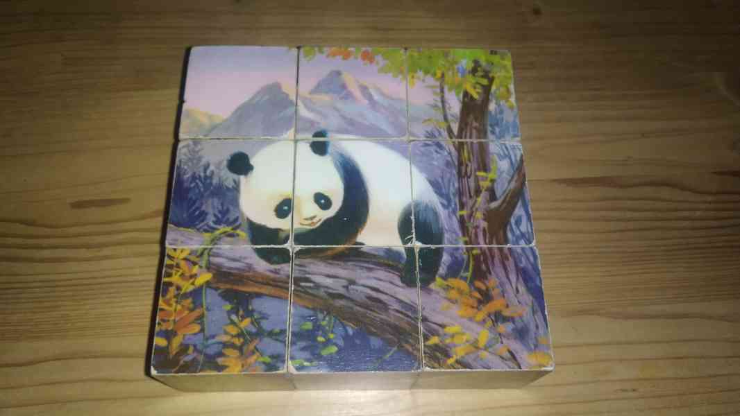 Retro kostky Panda - foto 5