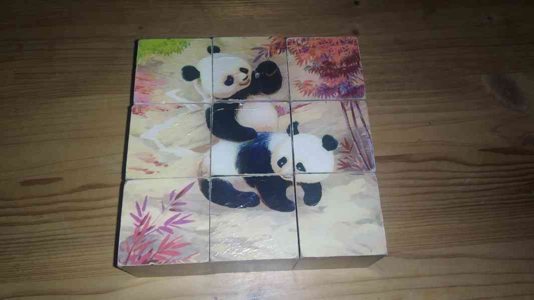 Retro kostky Panda - foto 8