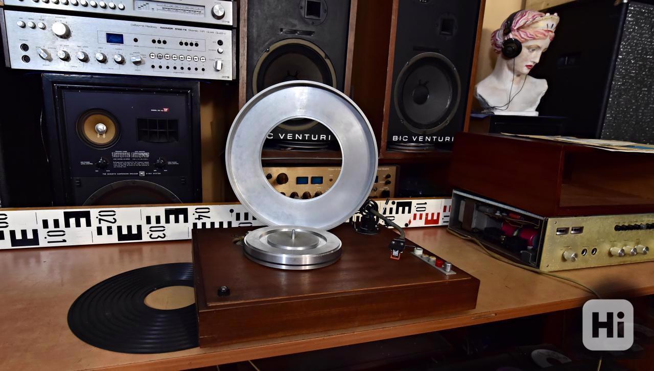 DIY gramofon - soustružený talíř ve stylu Thorens - foto 1