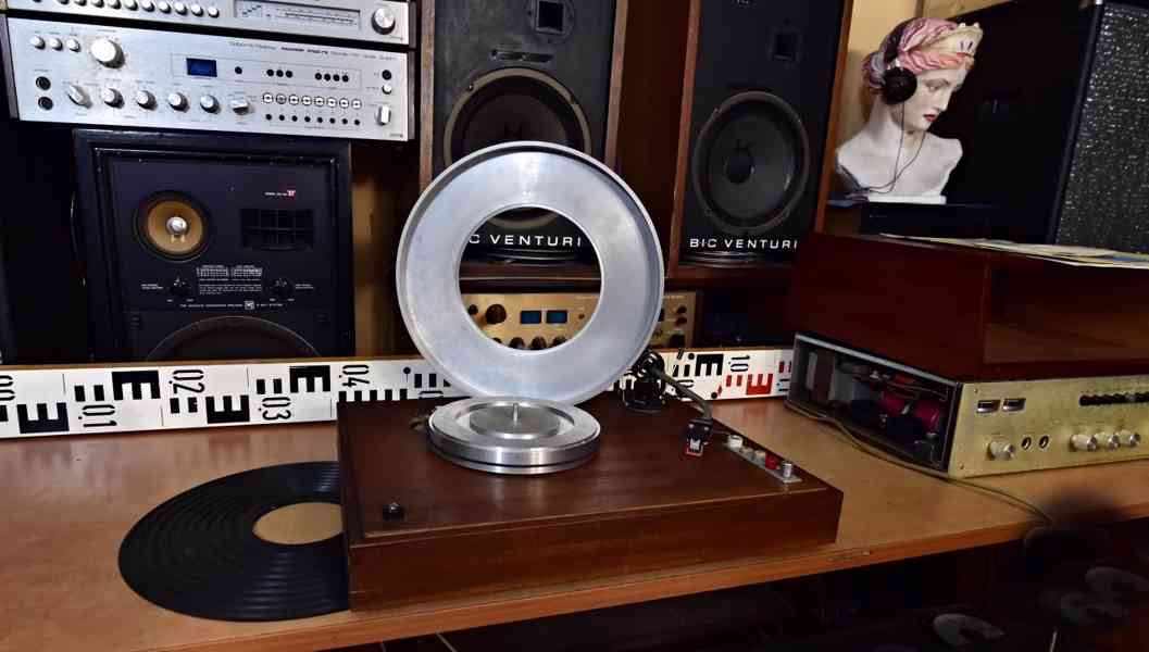 DIY gramofon - soustružený talíř ve stylu Thorens - foto 1