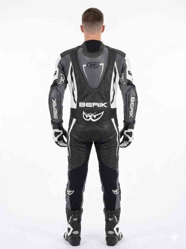Kožená 1 - dílná kombinéza Berik Race-Dep 2.0  - foto 9
