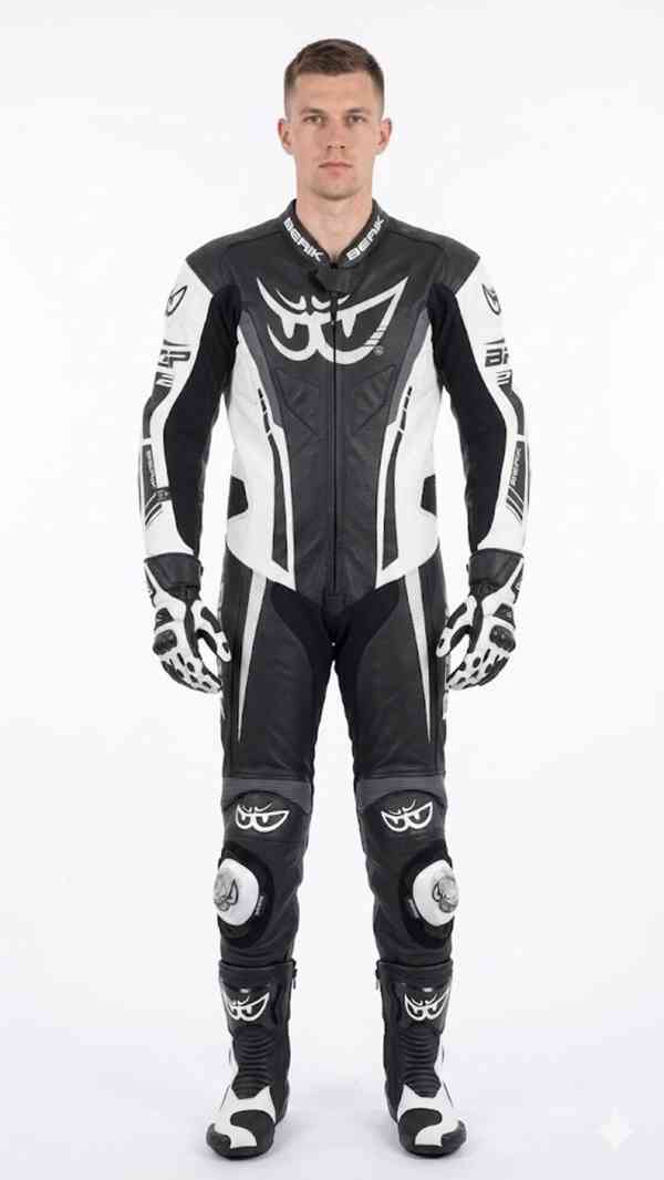 Kožená 1 - dílná kombinéza Berik Race-Dep 2.0  - foto 8