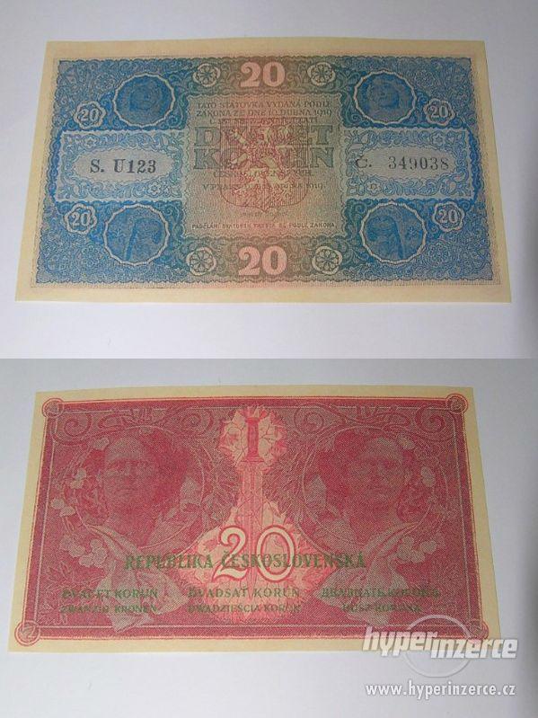 Kopie vzácných 1 republikových bankovek -- Mucha -- - foto 6