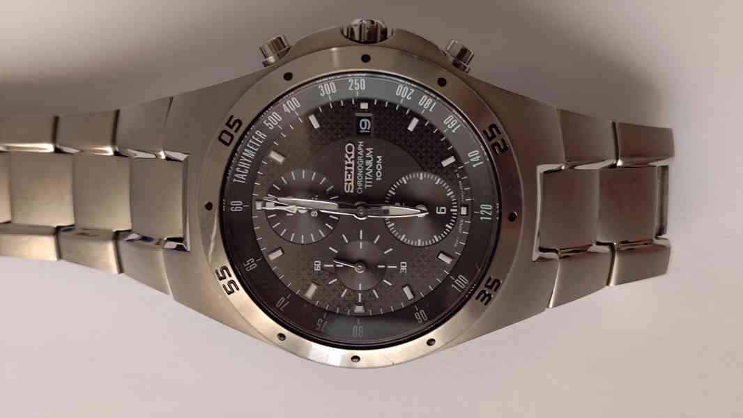Pánské hodinky SEIKO chronograf  - foto 2