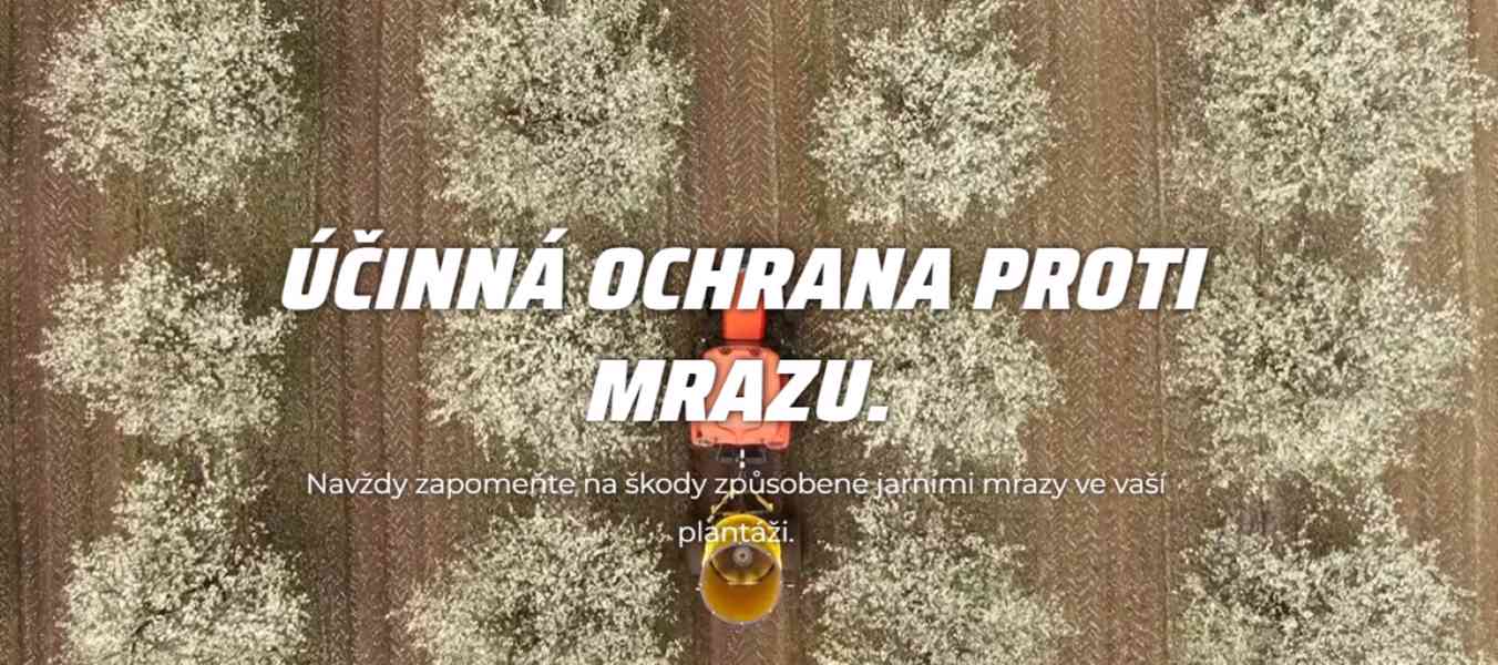 Stroj na ochranu proti přízemním mrazům - NOVINKA - foto 2