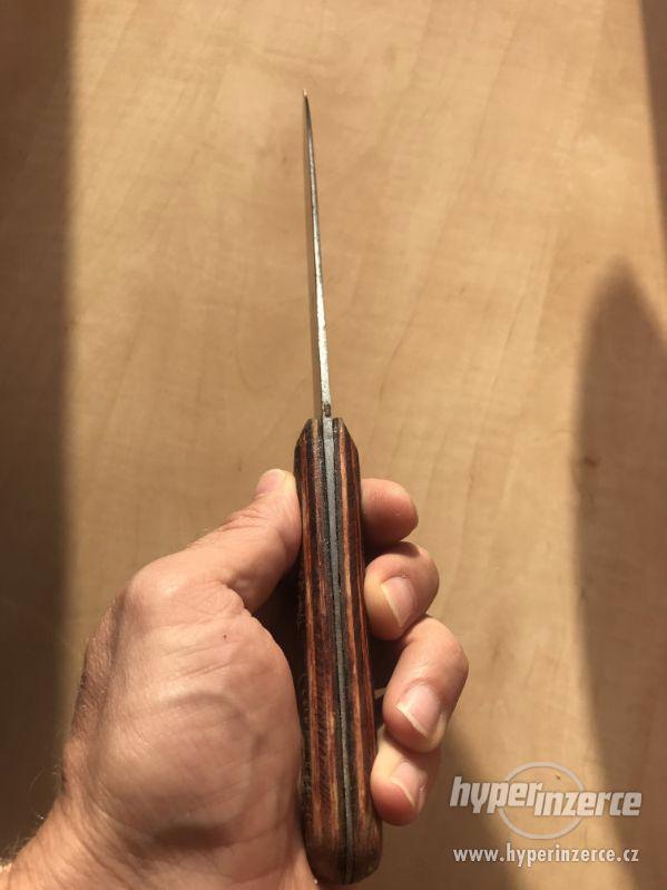 Výjimečný starý nůž s uhlíkovou čepelí - foto 9