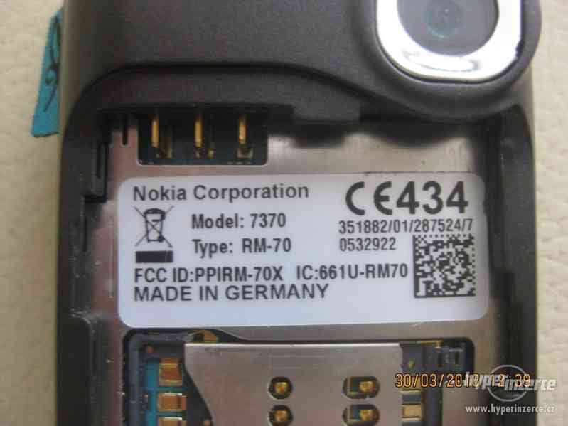 Nokia 7370 - plně funkční mobilní telefony z r.2005 - foto 39