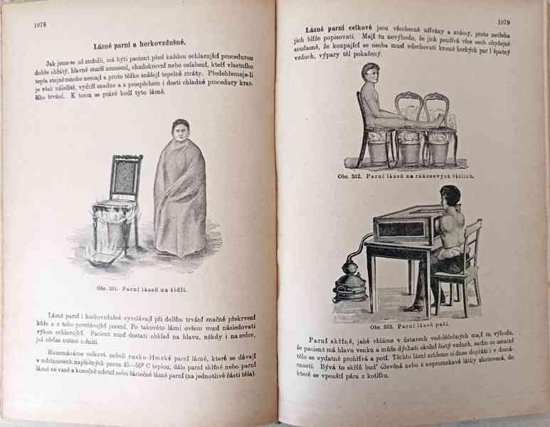 Starožitné knihy Přírodní léčba a domácí lékař z roku 1923 - foto 13