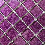 Mozaika Skleněná s brokátem růžová Glass Mosaic Glitter rosa - foto 15