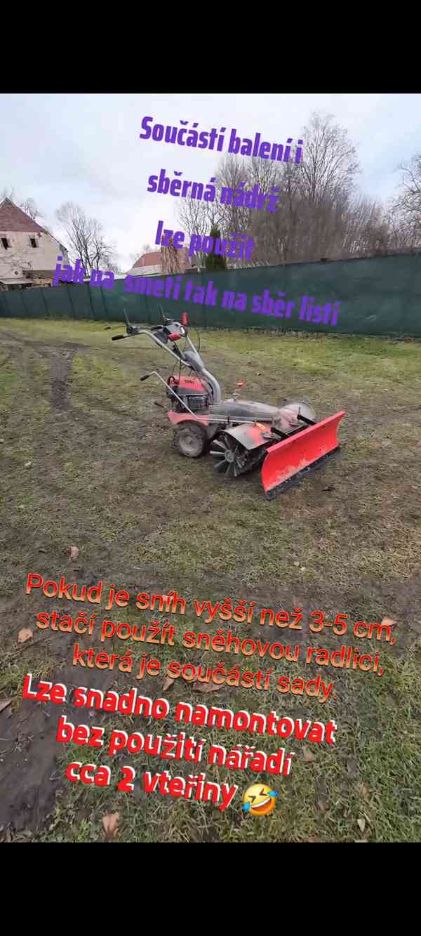  Jansen MKB-500E Motorová metla+ text - foto 5