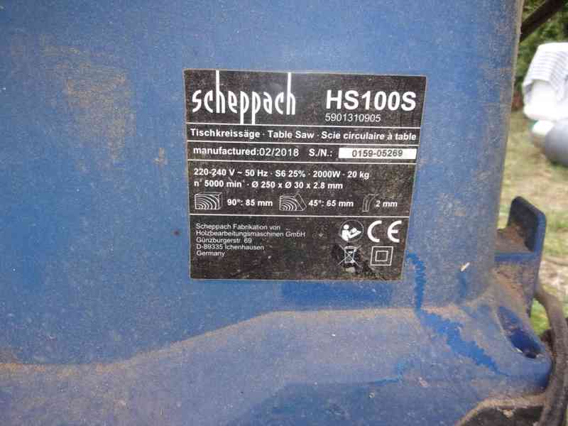 Stolní kotoučová pila Scheppach HS 100S - foto 3