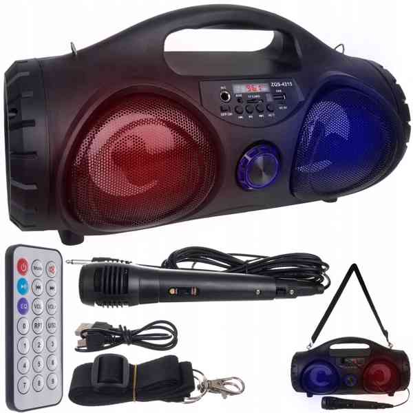 Party přenosný karaoke Bluetooth reproduktor s mikrofonem