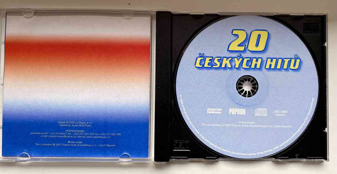 CD 20 ČESKÝCH HITÚ 2007 - foto 2