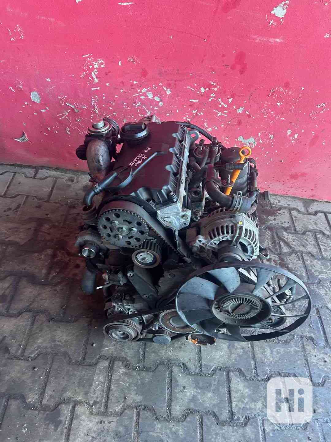 Motor 1,9TDI 96KW AWX Škoda Superb kompletní prodá - foto 1