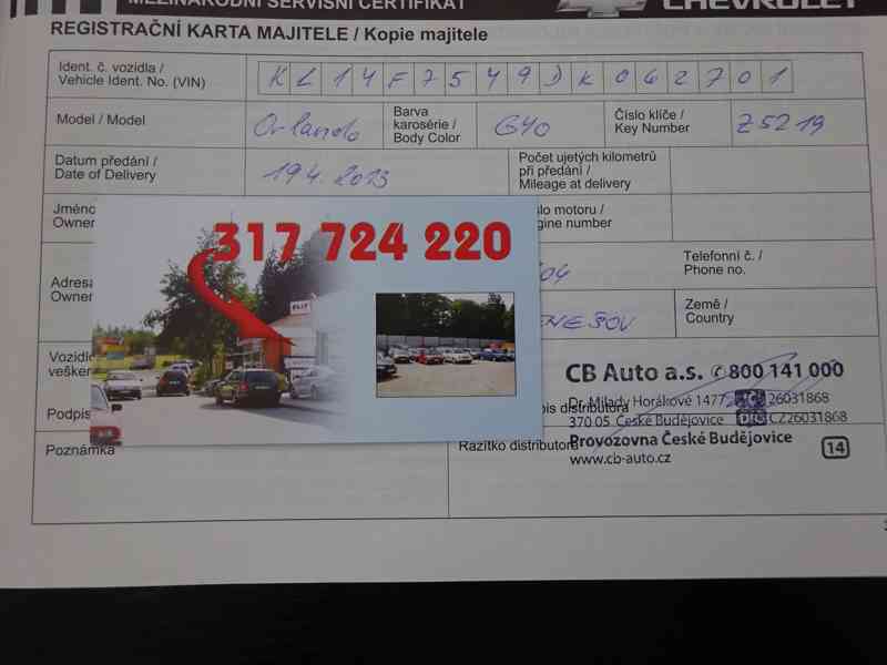 Chevrolet Orlando 2.0 VDCI r.v.2013 (1.Maj.serv.kníž.) ČR  - foto 22