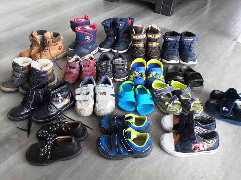 Dětské boty vel. 22-26 ( 18 párů)  - foto 1