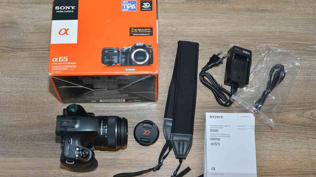 Sony SLT- A65 +18-55mm *24,3MPix*Full HDV*5600 Exp - foto 2