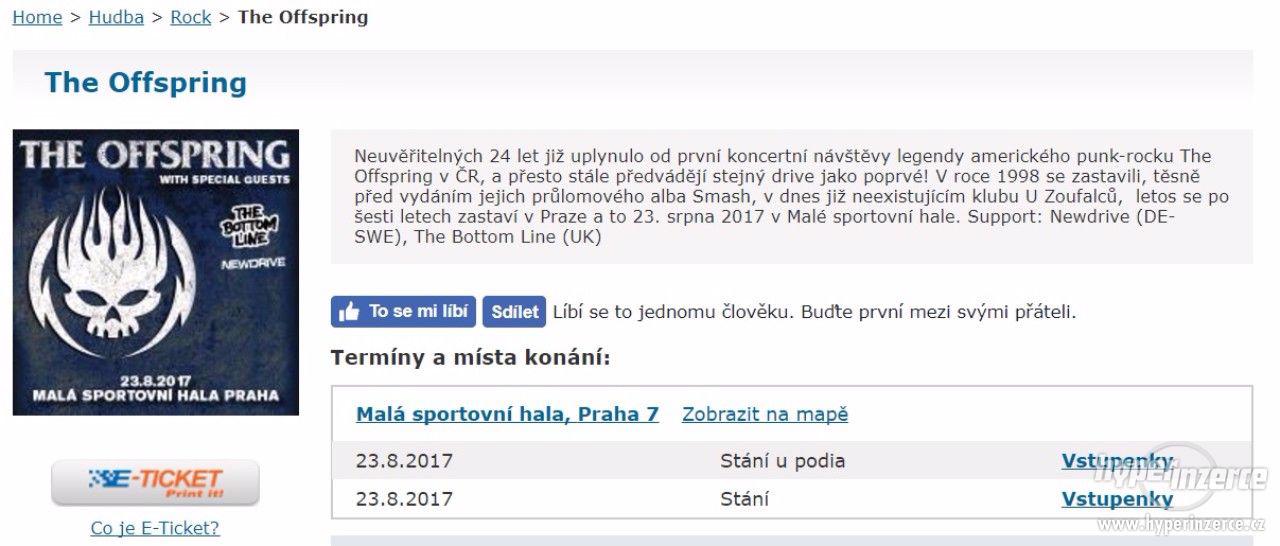 The Offspring - 23.8.2017 - malá sportovní hala, Praha 7 - foto 1