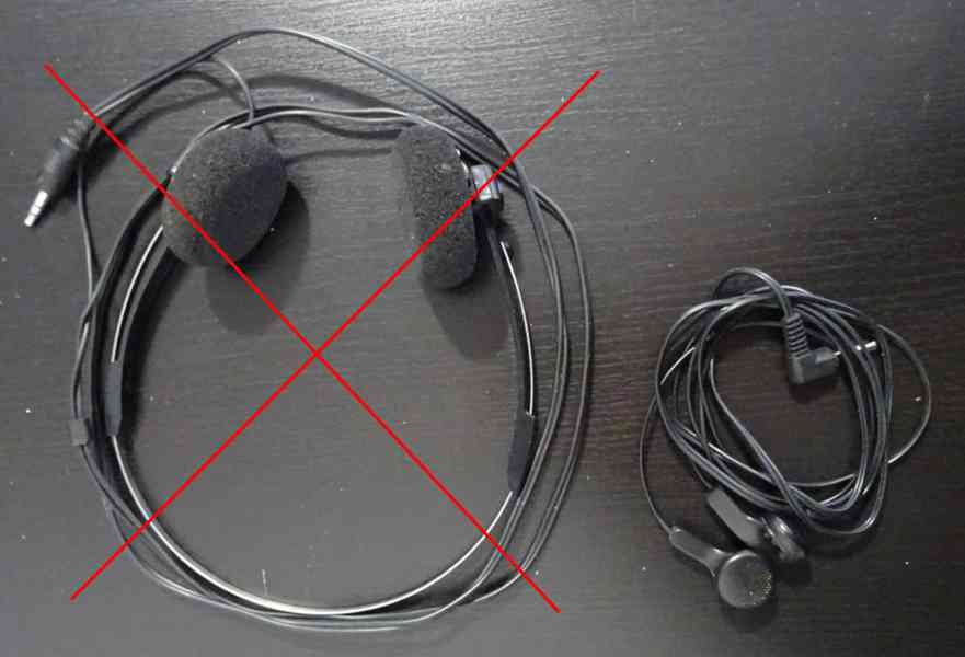 Sluchátka 1x špuntová, 1x pecková - foto 2