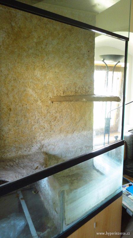 Velké prostorné rohové terárium - foto 7