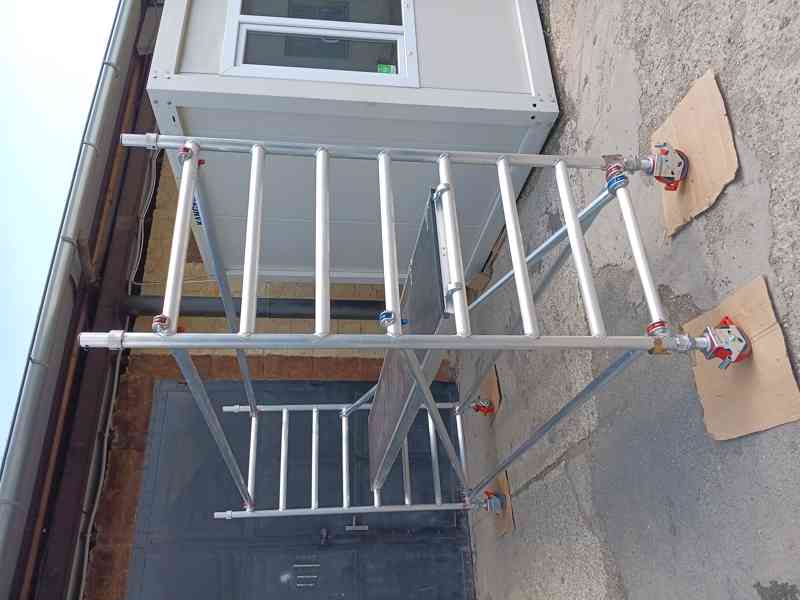 Pojízdné hliníkové lešení UTS Klimatek - PV 3,2m - foto 3