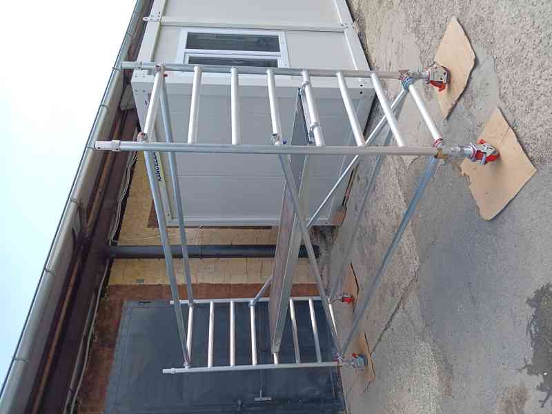 Pojízdné hliníkové lešení UTS Klimatek - PV 3,2m - foto 2