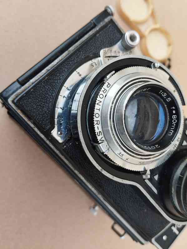 Starý fotoaparat FLEXARET - dekorace, do sbírky atp. - foto 12