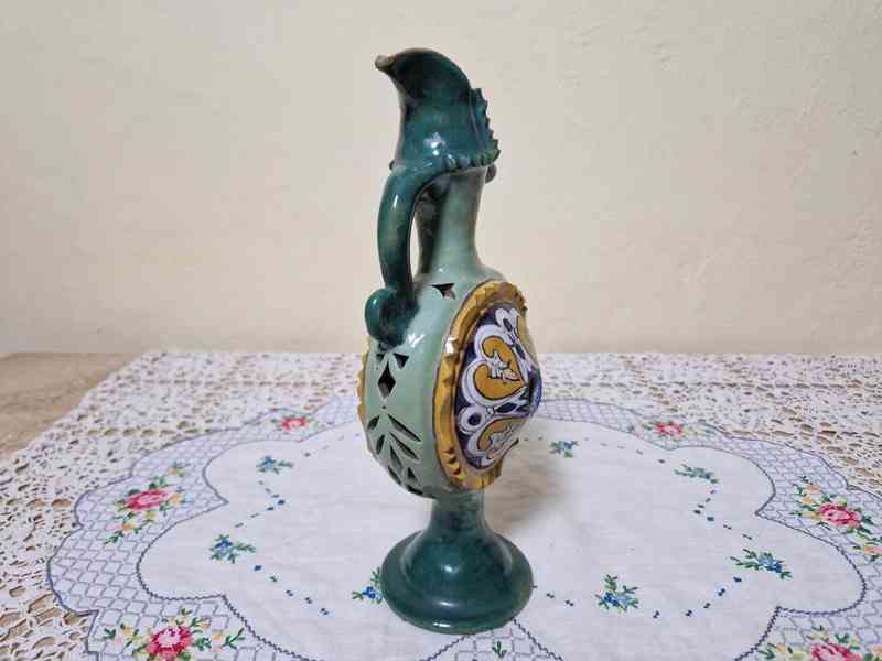 Velmi starý zajímavý fajánsový Džbán - foto 6