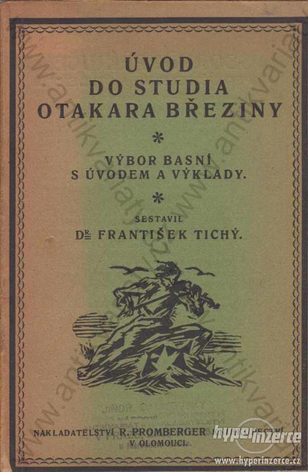 Úvod do studia Otokara Březiny František Tichý - foto 1