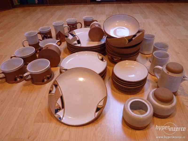 keramické talířě-jídelní sada-servis 45ks - foto 1