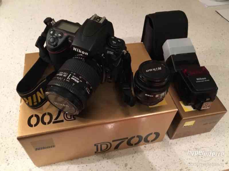 Nikon, D700-105MM a 24mm čočky, SB600 Flash